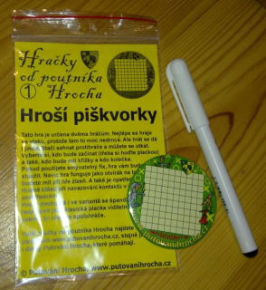 Hroší piškvorky - špendlík
