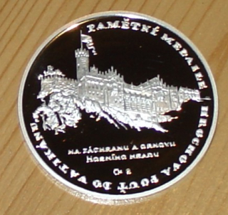 Stříbrná pamětní medaile Putování Hrocha